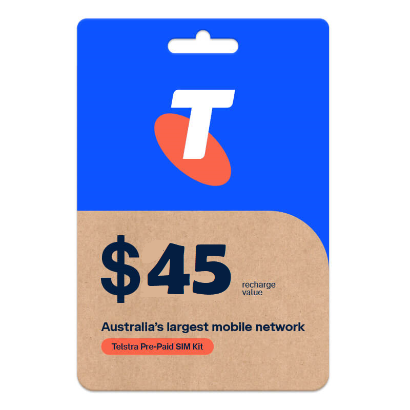 Telstra Prepaid SIM kit $40