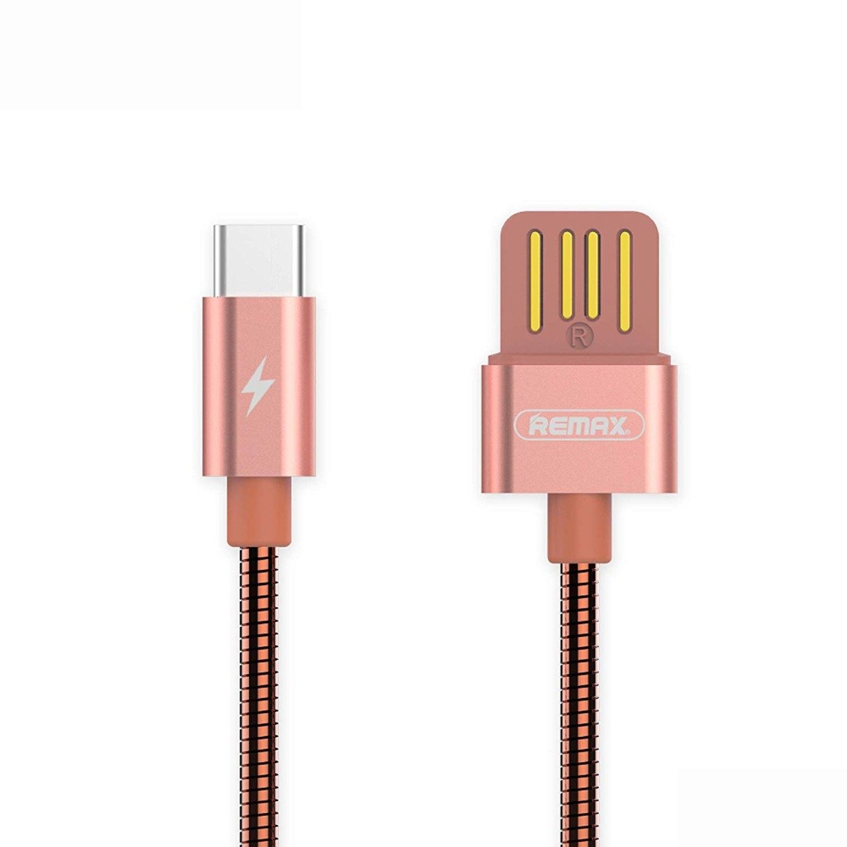 REMAX RC-080A Serpent Series - TYPE C DATA CABLE - ROSE GOLD