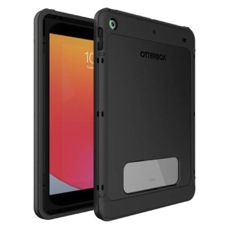 OtterBox Apple iPad (7th, 8th, and 9th gen) ResQ Series Case - Black (Black/Cement)